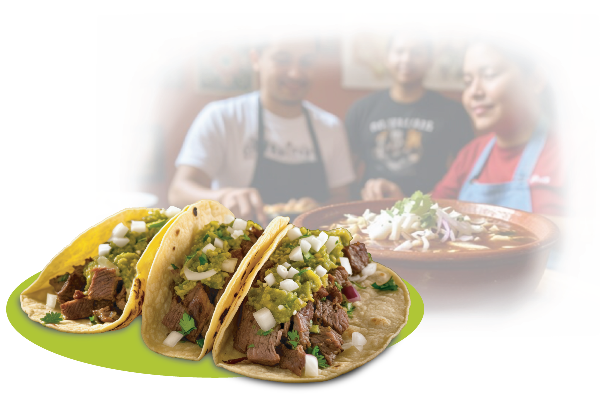 Olive’s Lime catering spread featuring Mexican, Italian and Mediterranean dishes