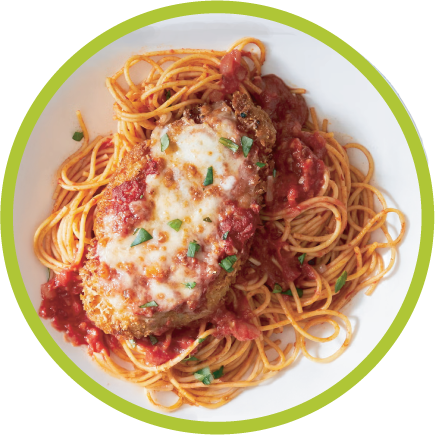 Chicken Parmesan Combo platter